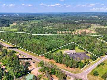 Hayward, WI: 18.8 acres on State Hwy 27